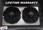 KKS1492 Aluminum RADIATOR16"FAN Shroud Fit 92-93 Chevy C/k Series 6.5L Diesel V8. Fixed Price $199.00.
