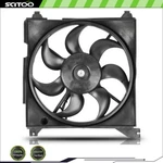 For 2001-05 2006 Hyundai Santa Fe Radiator Cooling Fan 620-712 674-59591 600610. Fixed Price $39.46.