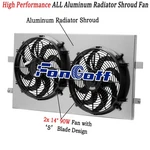 34" Aluminum Radiator Shroud Fan For 99-14 Chevy Silverado 1500 2500 Gmc Yukon. Fixed Price $99.00.