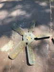 International 345 Engine Motor Radiator Cooling Fan With Spacer Rare Medium Duty. Fixed Price $95.00.