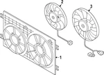 Genuine Volkswagen Fan & Motor 5WA-959-455-T. Fixed Price $321.46.