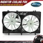 Dual Radiator Cooling Fan Assembly W/ Shroud For Lexus RX450H 2010-2015 V6 3.5L. Fixed Price $253.75.