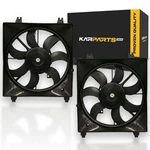 For Hyundai Santa Fe 2007-2009 Cooling Fans Driver And Passenger Side Pair. Fixed Price $231.58.