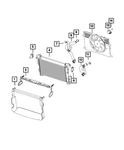 Genuine Mopar Radiator Shroud 68260328AA. Fixed Price $90.81.