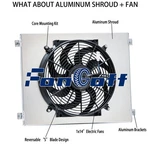 Aluminum Shroud Fan For 1968-73, 1971 Dodge Dart Plymouth Duster/ Scamp/ Valiant. Fixed Price $79.00.