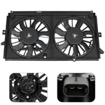 Radiator Condenser Cooling Fan Assembly For 2000-2003 Chevy Impala 3.4L 3.8L V6. Fixed Price $89.23.