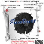 3 Core Radiator Fan Shroud Fit 2011-21 18 Jeep Grand Cherokee/dodge Durango 5.7L. Fixed Price $279.00.