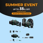 Mars Hydro Inline Fan 4" 6" Ventilation Duct Kit/carbon Filter For Grow Tent. Fixed Price $149.99.