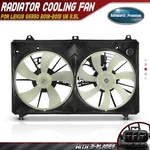 Dual Radiator Fan Assembly With Control Module For Lexus GS350 2013-2015 V6 3.5L. Fixed Price $197.99.
