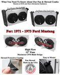 Aar Champion Shroud W/ 12" 1971 - 1973 Ford Mustang V8 Engine. Fixed Price $279.23.