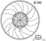 Left Mahle Cff 32 000S Fan, Engine Cooling For Audi. Fixed Price $181.90.