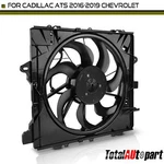 Radiator Fan Assembly With Brushless Motor For Chevrolet Camaro Cadillac Ats Cts. Fixed Price $244.99.