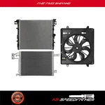 Cooling Fan & Radiator Mt A/c Condenser Assembly For 07-11 Jeep Wrangler 3.8L. Fixed Price $189.29.