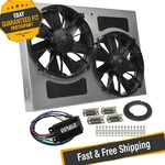Derale 66842 High Output Dual 12" Electric Rad Fan/aluminum Shroud. Fixed Price $974.60.