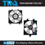 Radiator & Condenser Cooling Fan Left Right Pair For 03-07 Honda Accord 3.0L. Fixed Price $164.95.