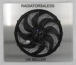 Aluminum Radiator Fan Shroud 53 54 55 56 Ford F-100 Truck Pickup With 16". Fixed Price $189.00.