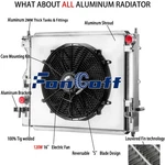 3-ROW Radiator+shroud Fan Fit 2004-2013 Ford Mustang 3.7L 4.0L 4.6L 5.0L Mt.. Fixed Price $199.00.