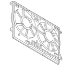 Genuine Audi Fan Shroud 4M0-121-207-A. Fixed Price $282.30.