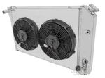 1977-1982 Chevrolet Corvette Alum 3 Row Kr Champion Radiator Fan Shroud Combo. Fixed Price $492.53.