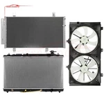 Radiator Condenser Cooling Fan Kit For 2007 2008 2009 2010 2011 Toyota Camry. Fixed Price $193.99.