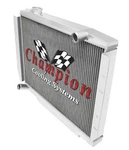 Atom Champion 3 Row Radiator W/ 12" Fans And Shroud For 1981 1982 Jeep CJ5. Fixed Price $580.41.