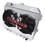 Rn Champion Row RADIATOR,12" Fans,shroud For 1981-1983 Nissan 280ZX L6 Engine. Fixed Price $580.41.