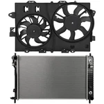 Radiator Cooling Fan Kit For 2007-2008 Chevrolet Equinox & Pontiac Torrent 3.4L. Fixed Price $166.45.