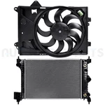 For 2012-2018 Chevy Sonic 1.8L Front Side Radiator & Left Cooling Fan Kit. Fixed Price $121.52.