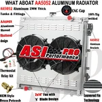 Asi 4-ROW Aluminum Radiator Shroud Fan Relay For 2007-2014 Toyota Tundra 4.0L V6. Fixed Price $359.00.