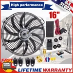 12V High 3500CFM 16'' Electric Radiator Cooling Fan Thermostat Relay Switch Kit. Fixed Price $62.99.