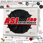 3-ROW 22"W Radiator Shroud Fan Fit 1968-1974 Dodge Mopar Plymouth Small Block. Fixed Price $259.00.