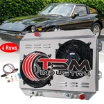 4 Rows Radiator Shroud Fan Kits For 1975-1983 Nissan Datsun 280Z/280ZX L6 2.8L. Fixed Price $359.00.