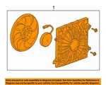 Gm Oem 17-19 ACADIA,BLAZER,XT5 Cooling Fan-fan Assy 23412299. Fixed Price $295.85.