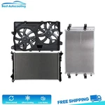 Aluminum Radiator Condenser & Cooling Fan Kit 2007 08-2010 Ford Edge 3.5L V6. Fixed Price $235.69.