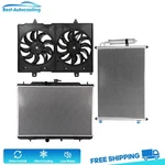 Aluminum Radiator Condenser & Cooling Fan Kit For 2010-2013 Nissan Rogue 2.5L L4. Fixed Price $198.69.