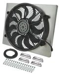 Derale Powerpack - High Output Single 17" Electric Rad Fan/aluminum Shroud Kit. Fixed Price $377.75.