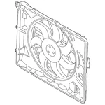 Genuine Bmw Fan Shroud 17427533276. Fixed Price $161.98.