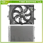Electric A/c Condenser Cooling Fan Kit For 2012 2013 2014 Hyundai Veloster. Fixed Price $83.02.