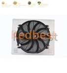 Alu Fan Shroud For 1967-1969 Chevy Camaro Pontiac Firebird 21''W Radiator Small. Fixed Price $115.00.