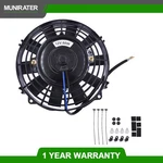 1X 7" Inch 12V Electric Slim Push Pull Radiator Cooling Fan Black + Mounting Kit. Fixed Price $18.74.