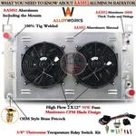 Row Radiator Shroud Fan For 99-13 Chevy Silverado Tahoe Gmc Sierra 1500 Yukon. Fixed Price $259.00.
