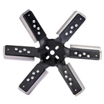 Derale 17015 15" Heavy Duty Stainless Steel Standard Rotation Flex Fan Black Hub. Fixed Price $88.71.