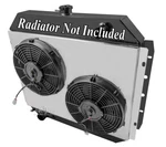 Champion Aluminum Shroud W/ 12" Fans 1968 - 1979 Ford Truck V8 Engine. Fixed Price $279.23.