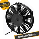 Spal 30100381 9" Pusher Style Low Profile 590 Cfm Straight Blades Electric Fan. Fixed Price $98.08.