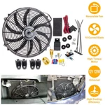 3500CFM 16" Electric Radiator Cooling Fan 12V 15A Relay Thermostat Switch Kit Us. Fixed Price $62.99.