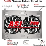 Asi Aluminum Shroud Fan+relay 1980-1984 Ford F100 F150 F250 F350 Bronco 5.0L. Fixed Price $99.00.