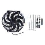 Universal 14" Inch 13.5V Radiator Condenser Cooling Fan Assembly 1400CFM Front. Fixed Price $41.68.