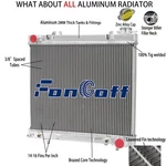 4-ROWS Aluminum Radiator For 2005-2011 Dodge Dakota Mitsubishi Raider 3.7L /4.7L. Fixed Price $199.00.
