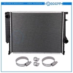 Radiator For 92-95 Bmw 320I 00 323CI With Universal Oil Hose Clamps Kit. Fixed Price $65.66.
