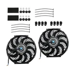 12" Electric Radiator Cooling Slim Fans Push Pull Mount Black For Universal. Fixed Price $28.29.